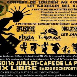 PIZZZA EN LIVE le 16 juillet!!! spécial danse africaine